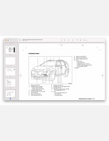 nissan x-trail owners manual (2013 - 2017)